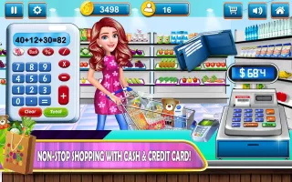 Supermarket Cash Register Sim