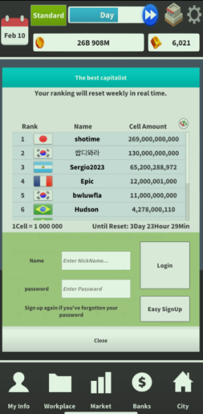 Stock Game - Capitalism