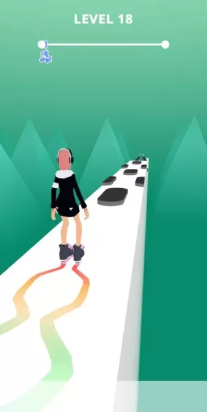 Sky Roller: Rainbow Skating