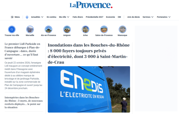 La Provence : l'actu en direct