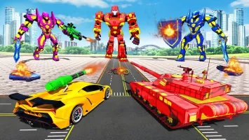 Robot Transform Robot Car Game