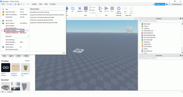 How to make a roblox game？