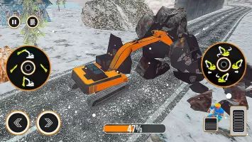 Snow Excavator Construction 3D