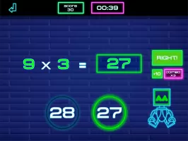 Times tables for kids & MATH-E