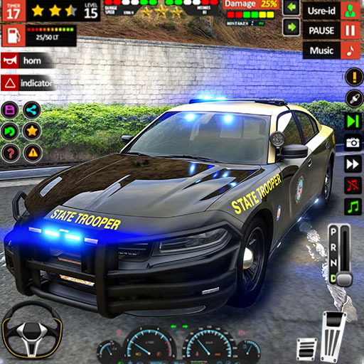 US Police Car Cop Car Games 3D