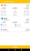 Calendar - Sun & Moon