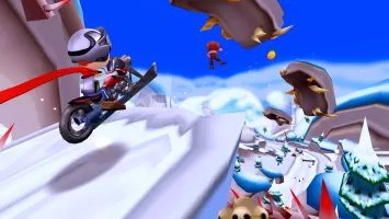 Skiing Fred