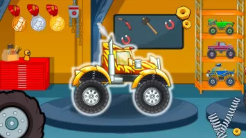 Kids Monster Truck Racing Game