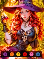 Halloween Witch Coloring Games