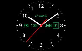 Analog Clock Live Wallpaper-7