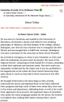 Catholic Calendar: Universalis