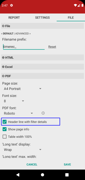 Time Recording - Timesheet App