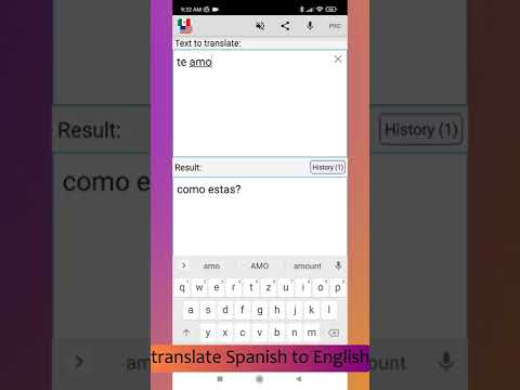 Spanish English Translator for Android