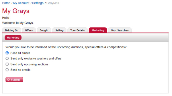 Grays: Auction Marketplace