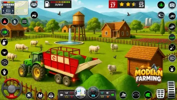 Indian Farming Tractor Game 3D