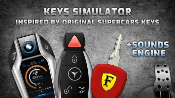 Keys simulator and cars sounds