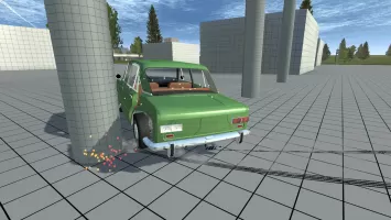 Simple Car Crash Physics Sim