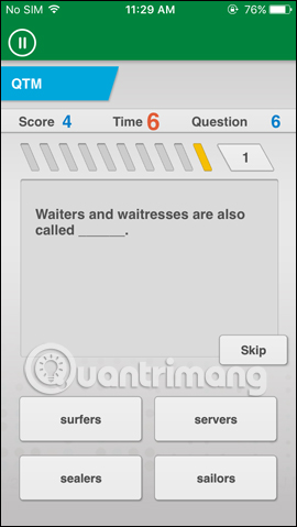 Johnny Grammar’s Word Challenge