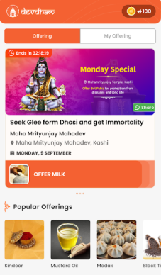 DevDham Puja Offerings Temples