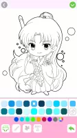 Cute Drawing : Anime Color Fan