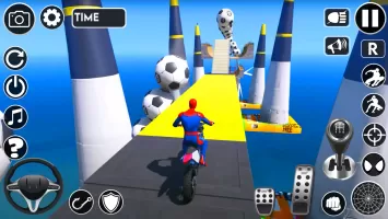 Superhero Tricky Bike Stunt