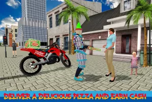 Pizza Boy Bike Delivery Game