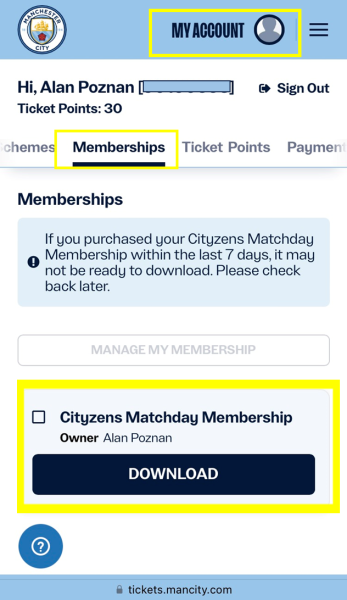 Manchester City Official App