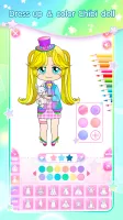 Chibi Doll Dress up & Coloring