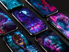 Neon Animals Wallpapers