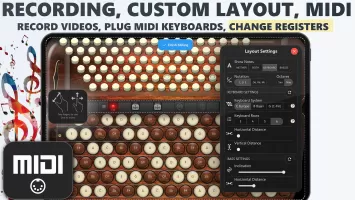 Accordion Chromatic Button