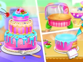 Sweet Bakery - Girls Cake Game