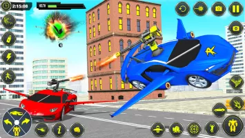 Muscle Car Robot Car Game