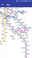 Delhi Metro Nav Fare Route Map