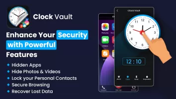 Vault Clock App Hider & Files
