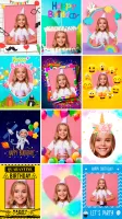 Birthday cards - Photo frames