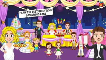 My Town: Wedding Day girl game