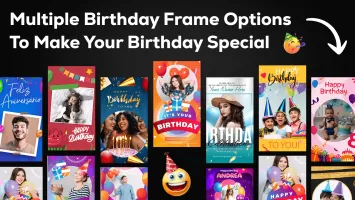 Birthday Photo Frame & Editor