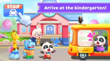 Baby Panda's School Bus