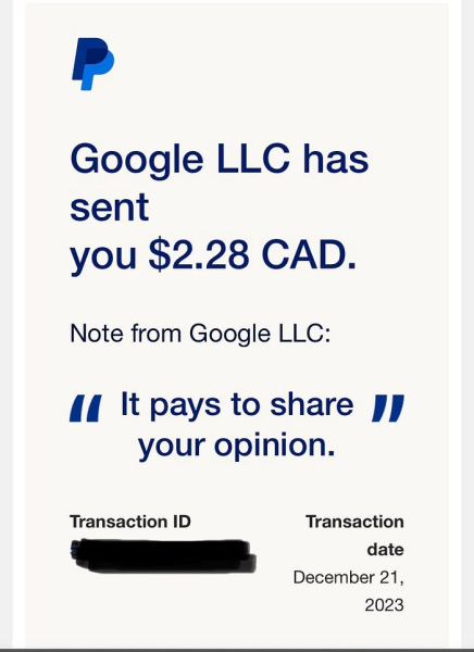 Google Opinion Rewards