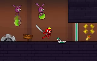 Red Stick Boy: Adventure Game