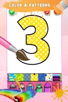 Glitter Number & ABC Coloring