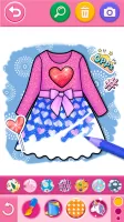 Glitter Dress Coloring Game