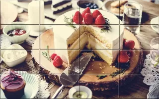 Tile Puzzle Cakes
