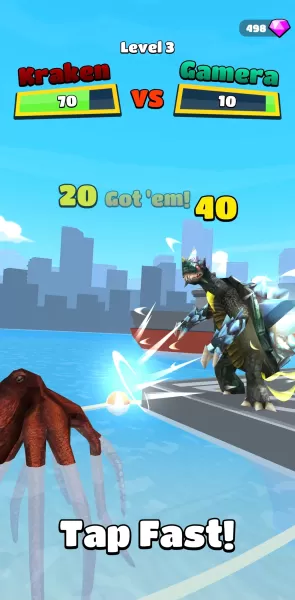 Kaiju Run - Dzilla Enemies