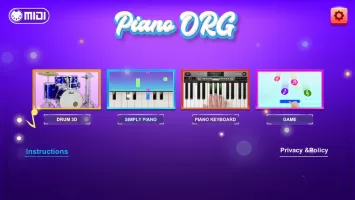 Piano ORG : Play Real Keyboard