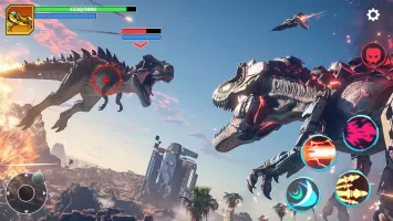 Mech War: Jurassic Dinosaur