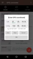 GPS coordinate converter