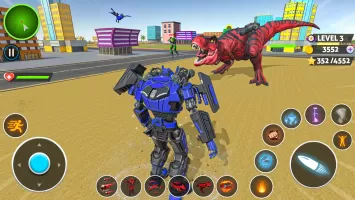 Dino Transform Robot Games