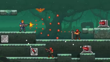 Gun Force Side-scrolling Game