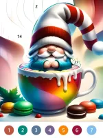Fairytale Color by number game